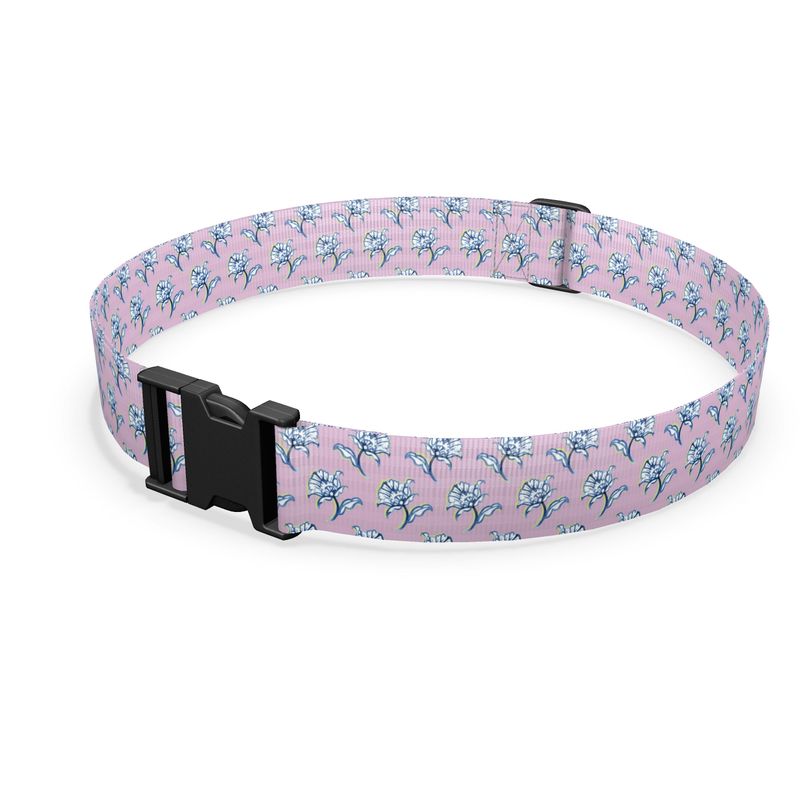 Watercolor Woodblock Luggage Strap