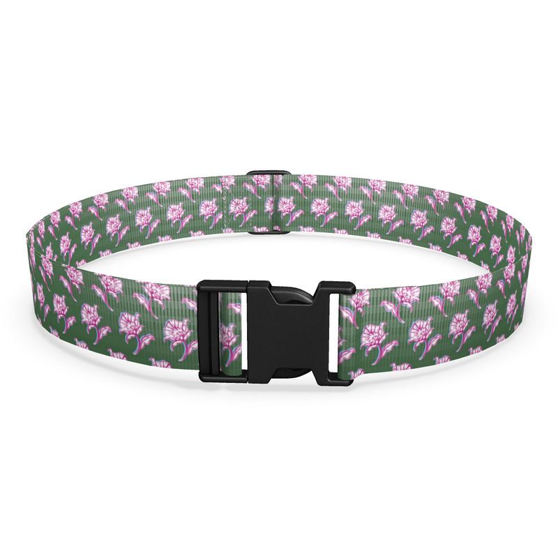 Watercolor Woodblock Luggage Strap