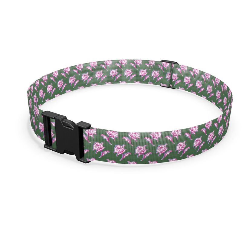 Watercolor Woodblock Luggage Strap