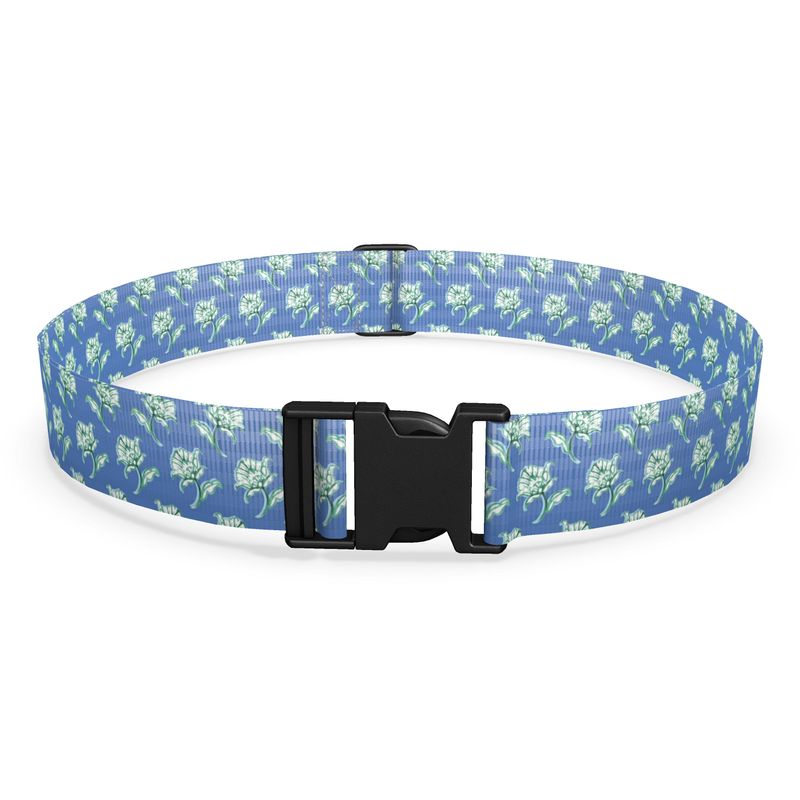 Watercolor Woodblock Luggage Strap