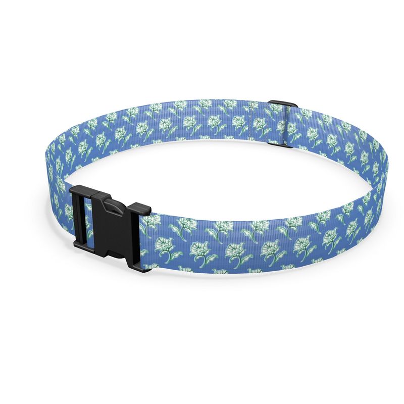 Watercolor Woodblock Luggage Strap
