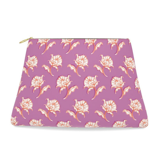 Watercolor Woodblock Clutch