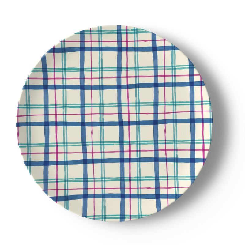 Alpine Plaid Bone China Dish Set