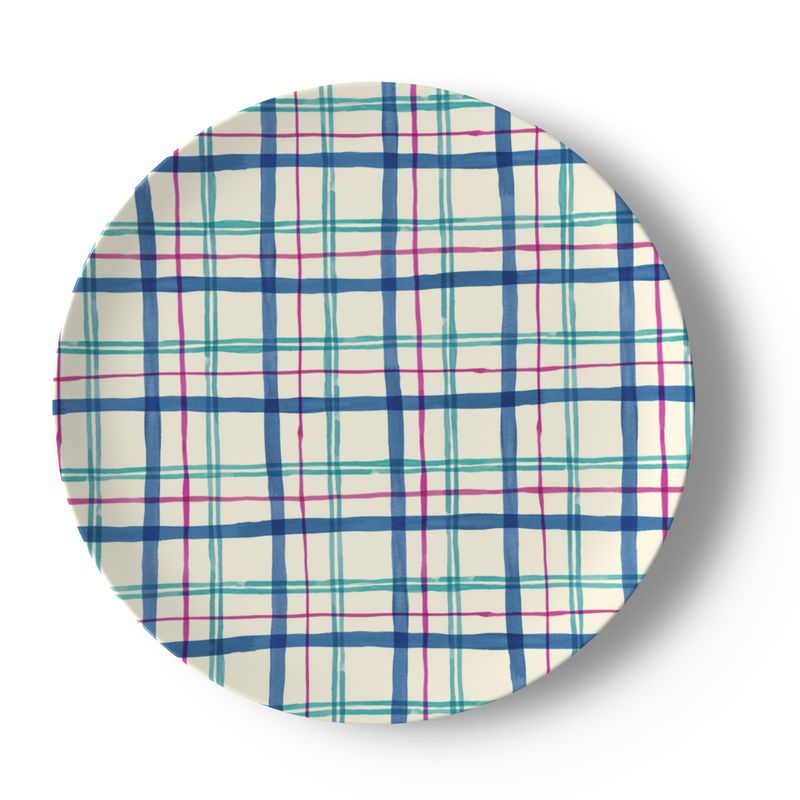 Alpine Plaid Bone China Dish Set