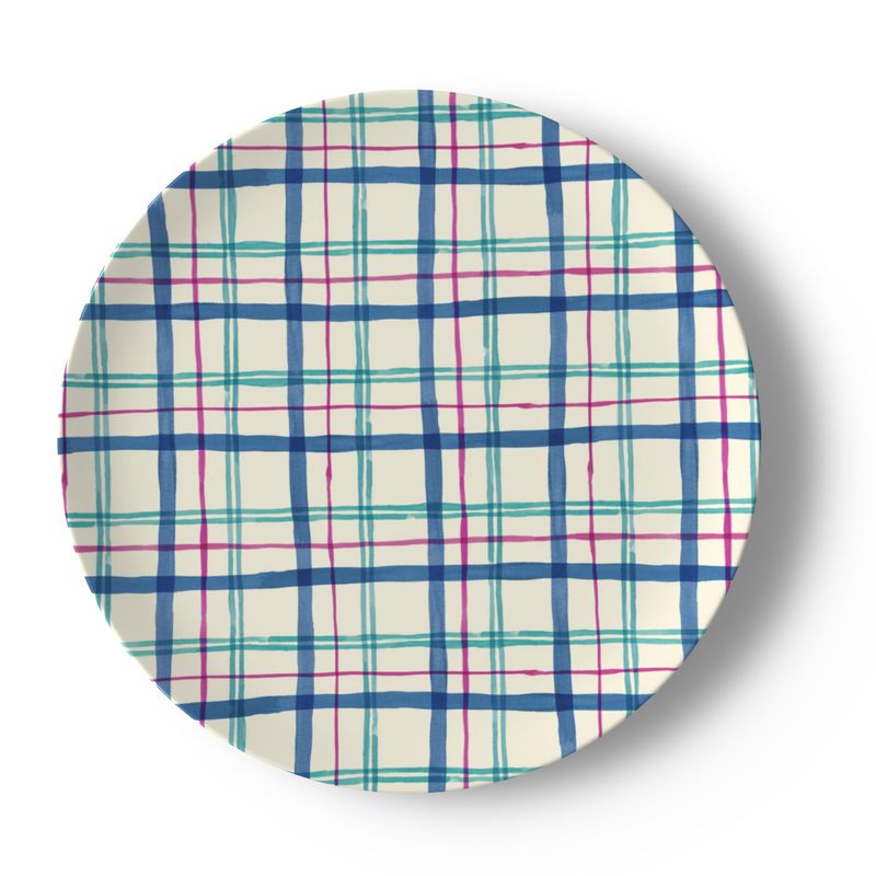 Alpine Plaid Bone China Dish Set