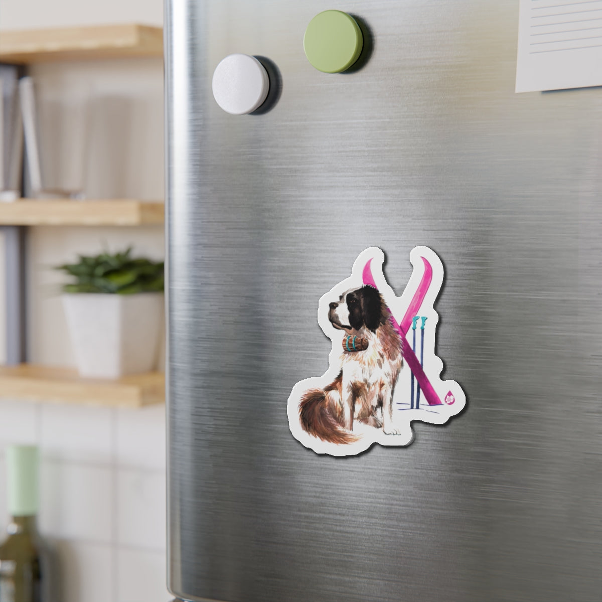 Snow Dog Magnet