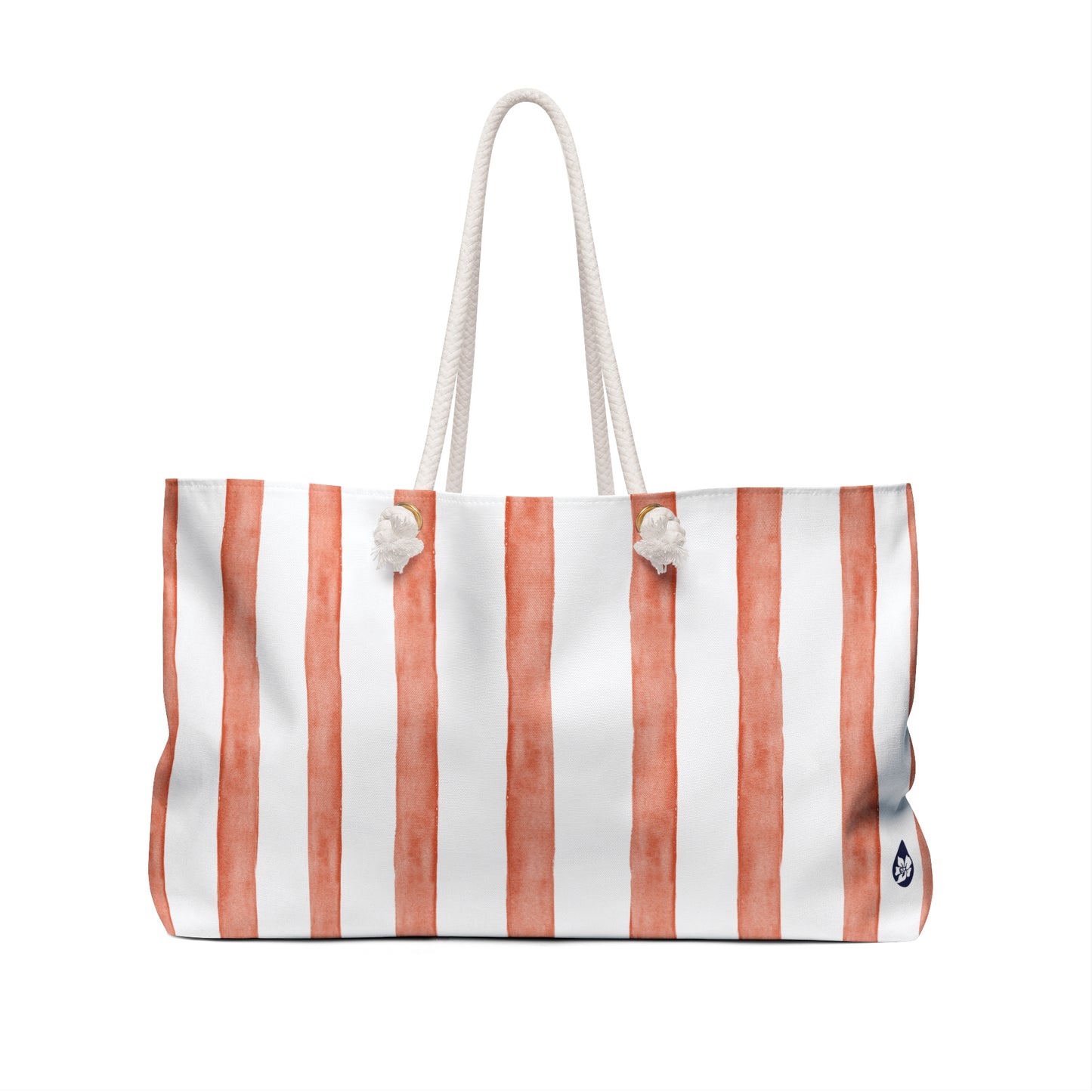 Bold Painted Stripe Beach Tote