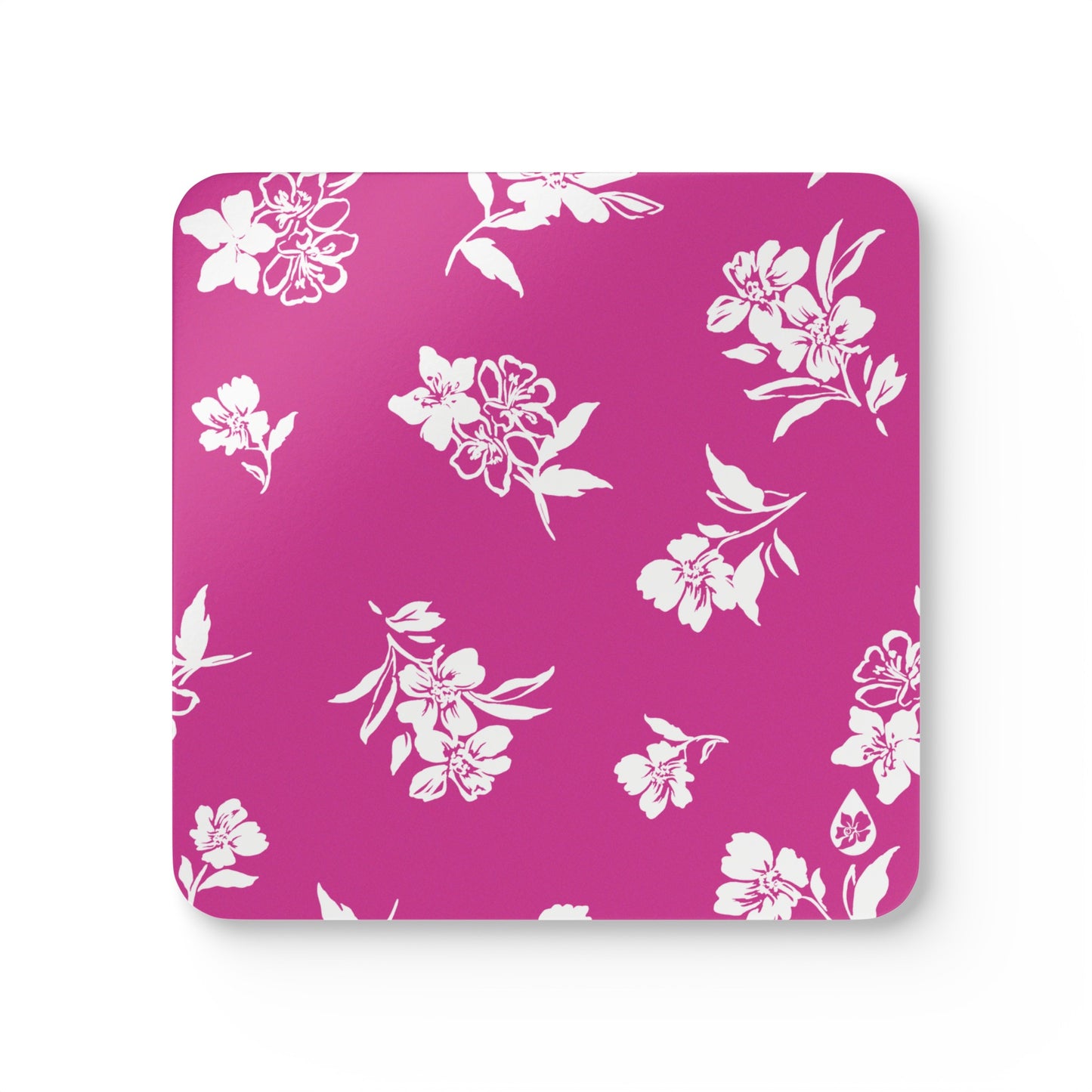 Inky Floral Coaster Set
