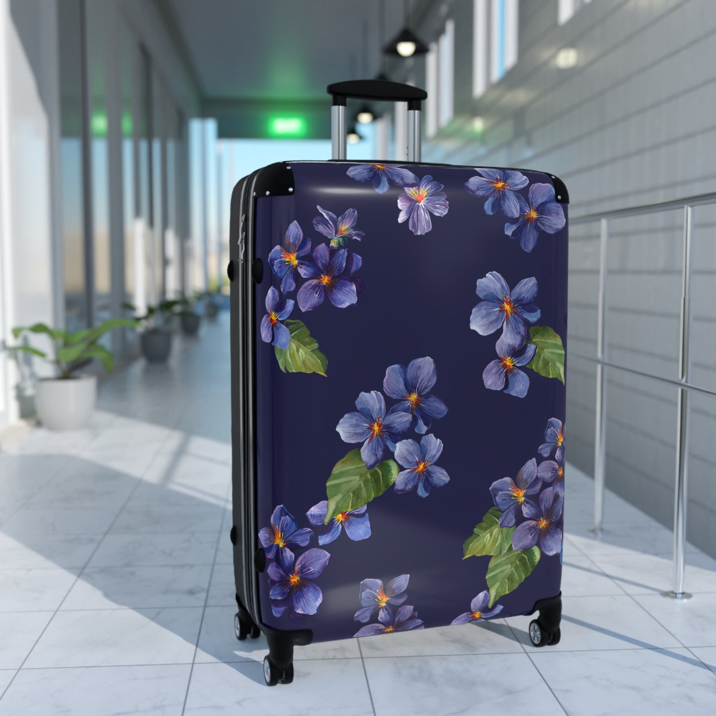 Violets Are Blue Suitcase