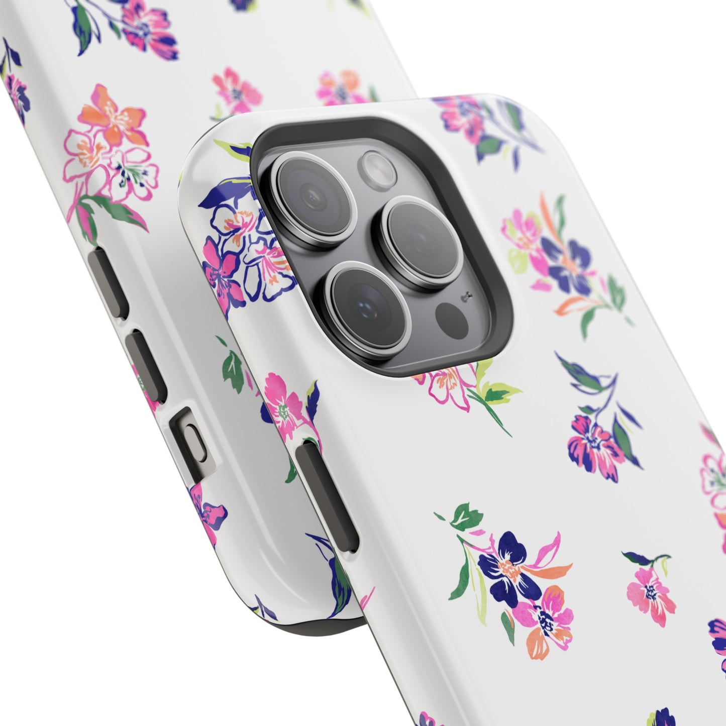 Inky Floral Magnetic iPhone Case