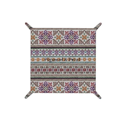 Summit Knit Catchall Leather Tray