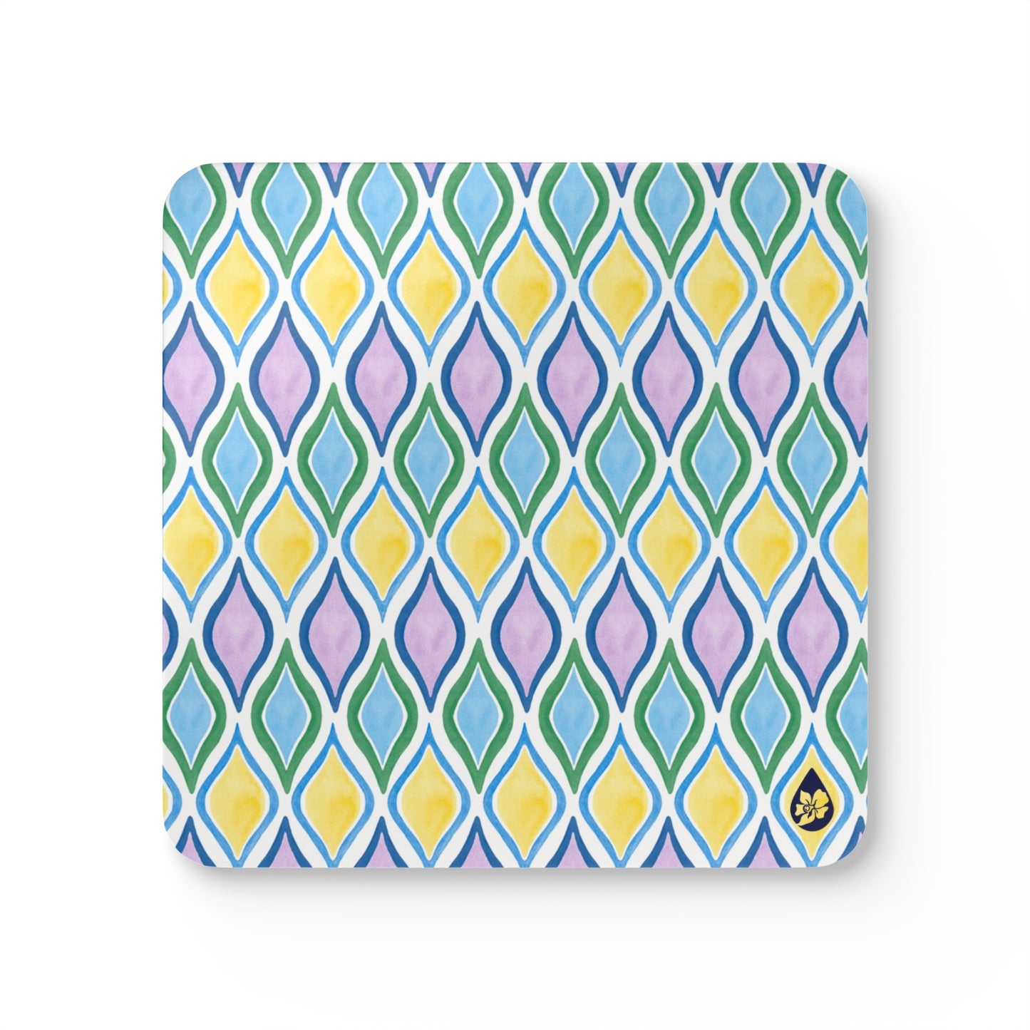 Painted Geo Coaster Set