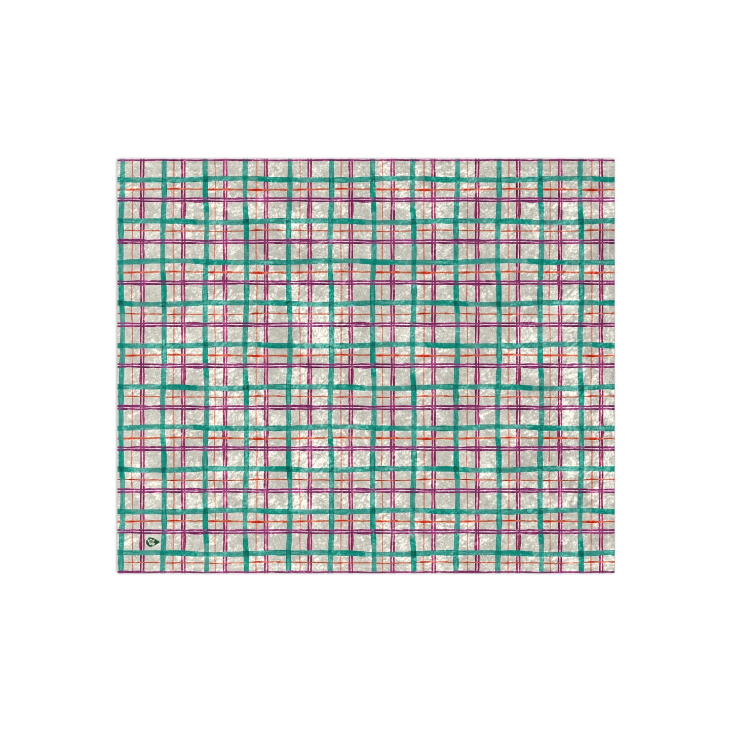 Alpine Plaid Velvet Sherpa Blanket