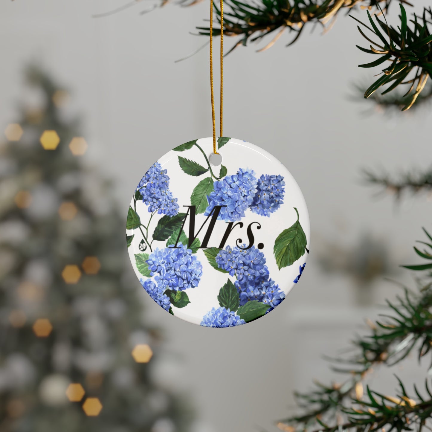 Mrs. Hydrangea Ornament