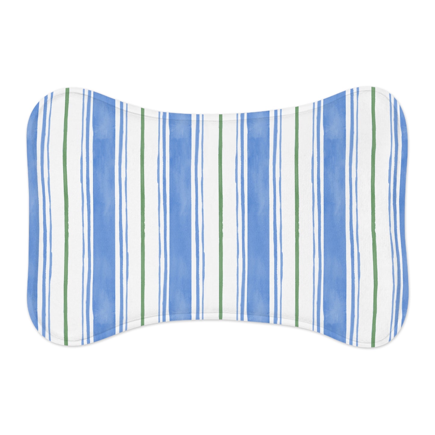 Painted Stripe Dog Bowl Mat