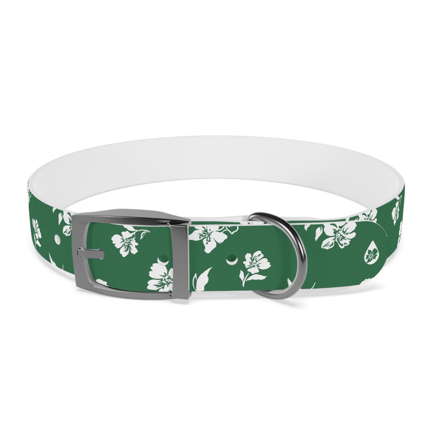 Inky Floral Dog Collar