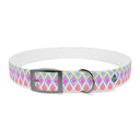 Painted Geo Dog Collar