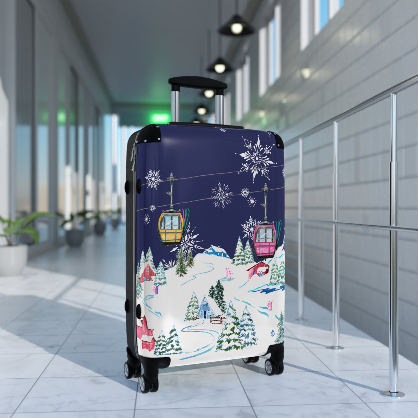 Ski Chalet Suitcase