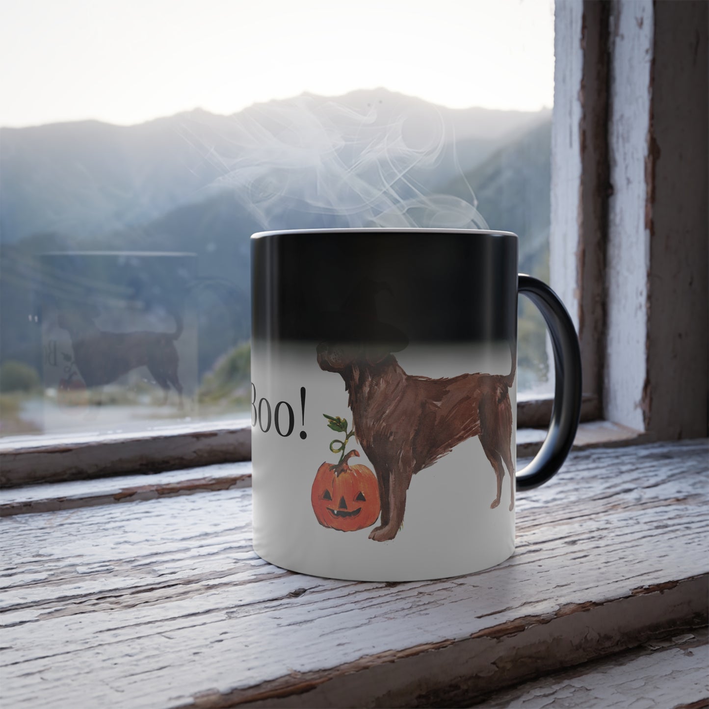 Spooky Pup Morphing Mug