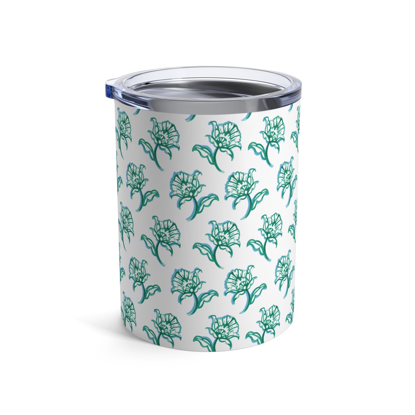Watercolor Woodblock Tumbler 10oz