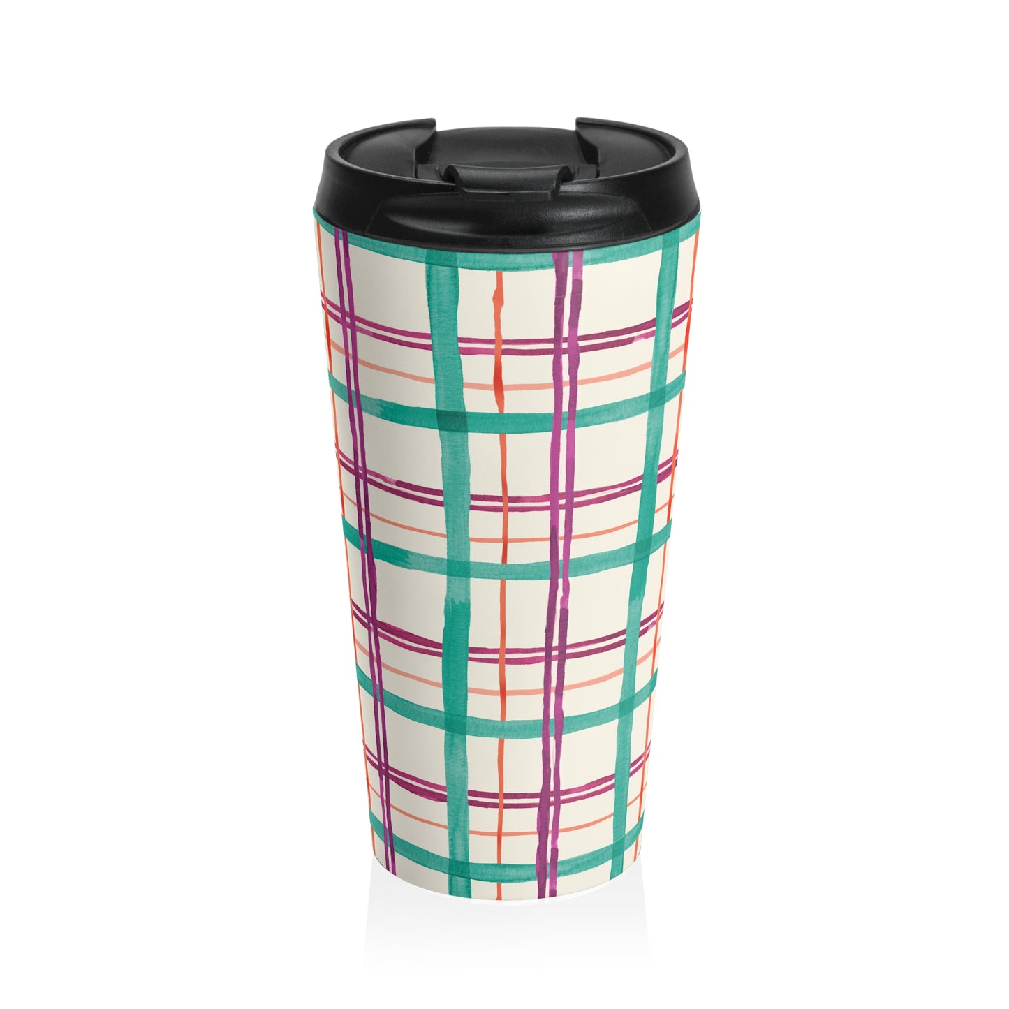 Alpine Plaid Travel Mug