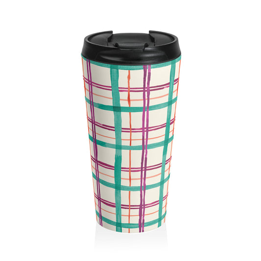 Alpine Plaid Travel Mug