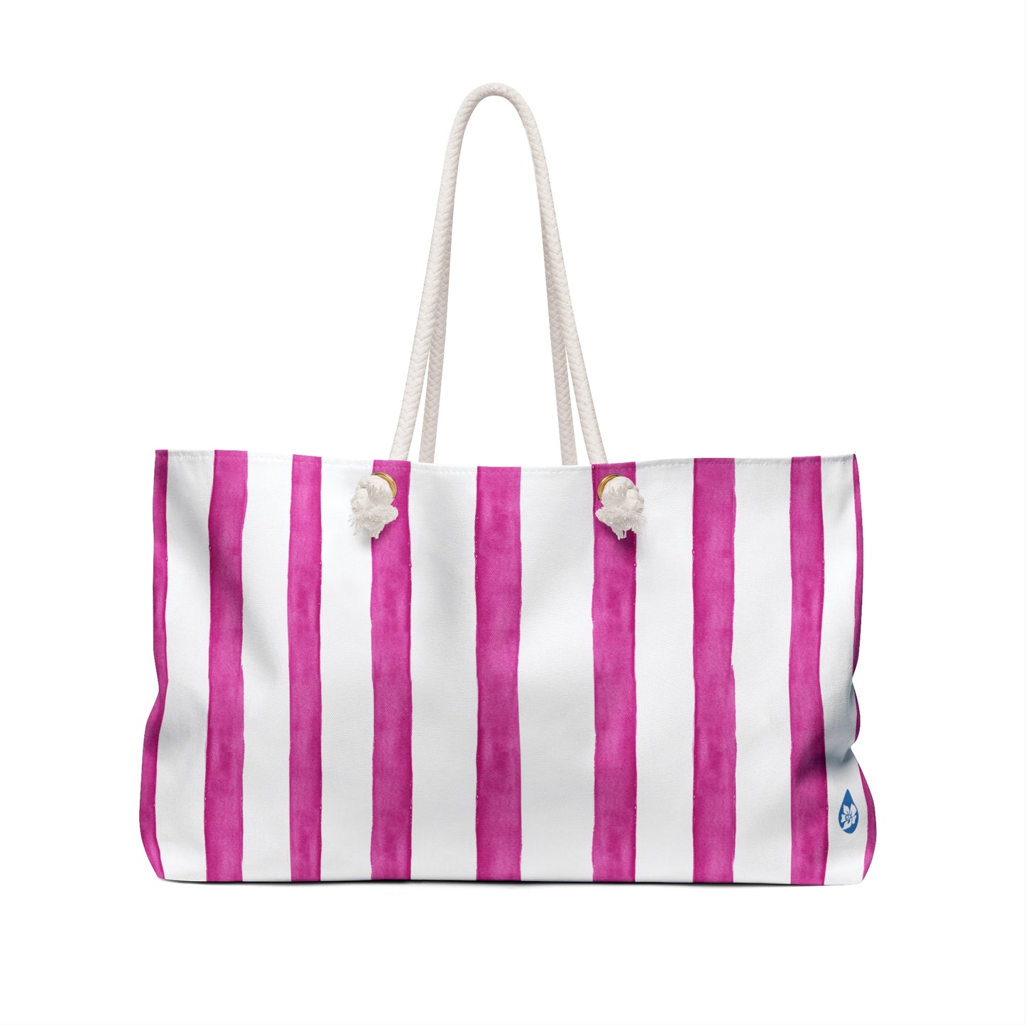Bold Painted Stripe Beach Tote