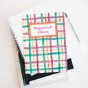 Alpine Plaid Hardcover Journal