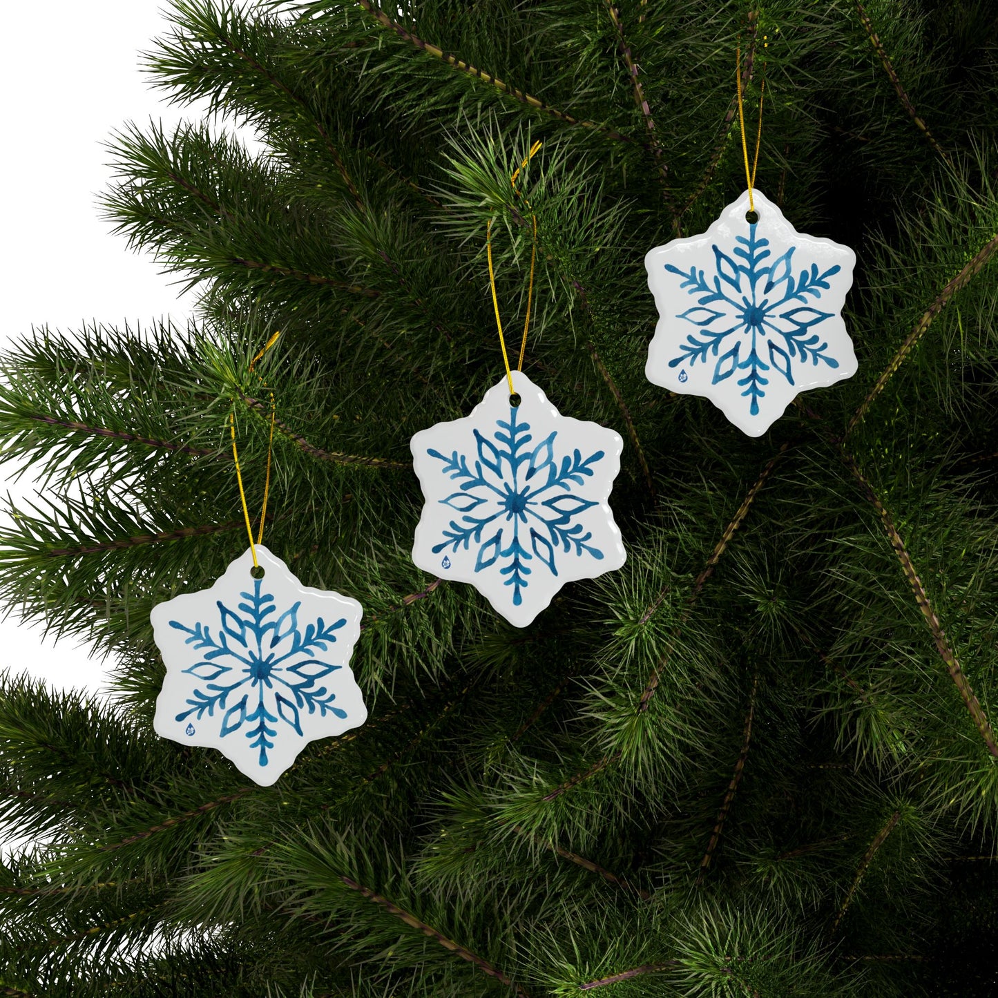 Freeze The Day Ceramic Ornaments
