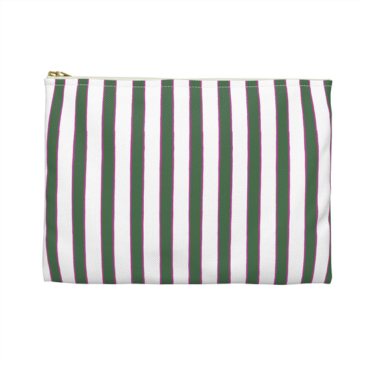 Prep Stripe Zip Pouch