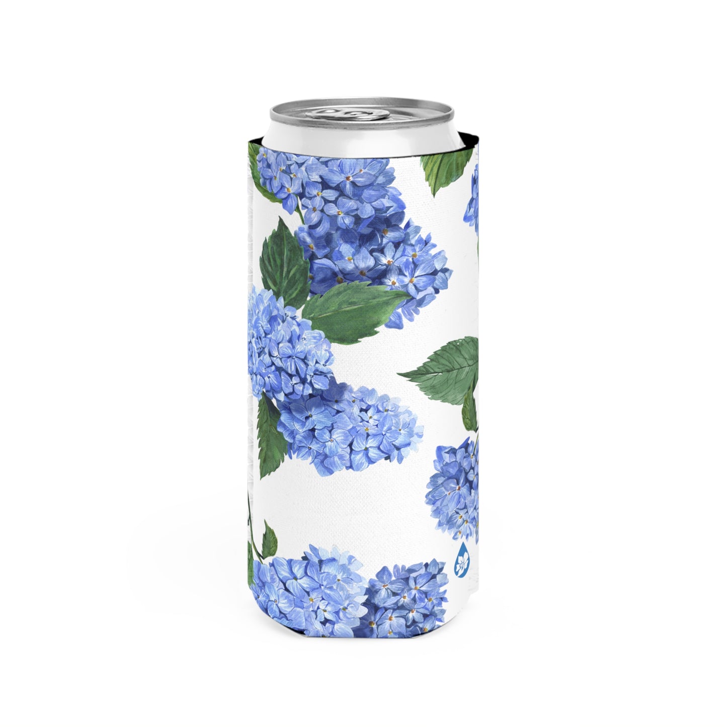 Hydrangea Slim Can Cooler