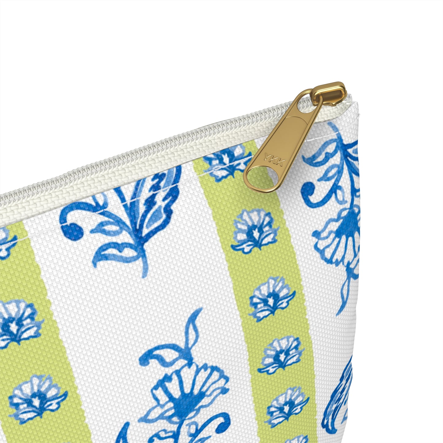 Watercolor Woodblock Striped Pouch
