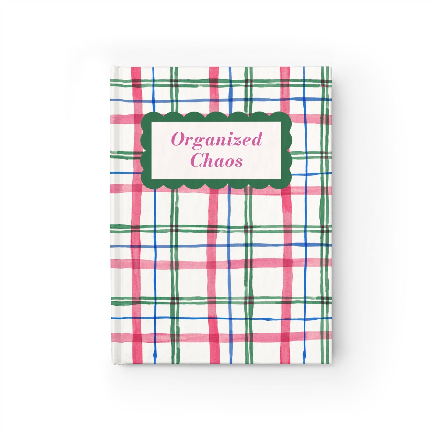 Alpine Plaid Hardcover Journal