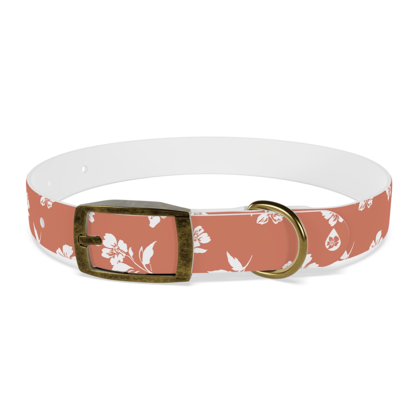 Inky Floral Dog Collar