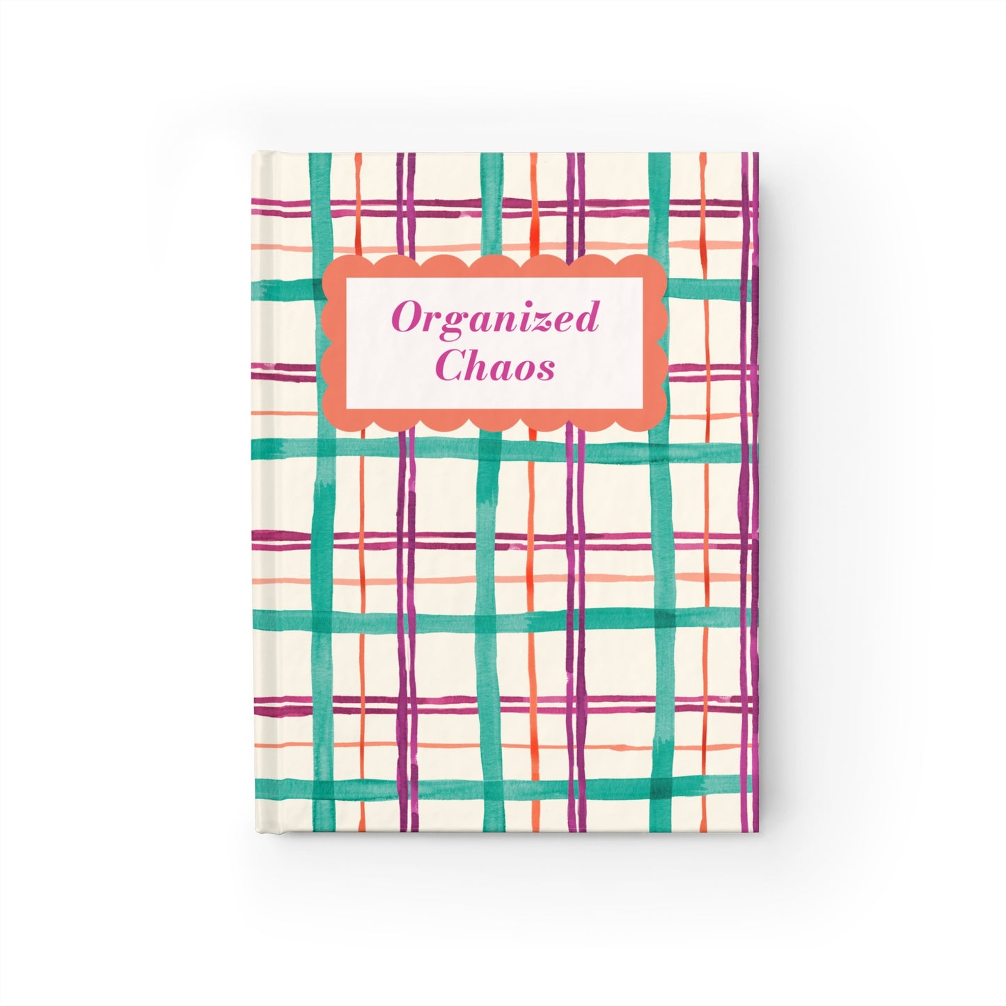 Alpine Plaid Hardcover Journal