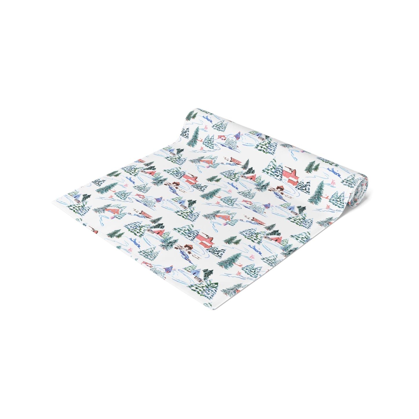 Ski Chalet Table Runner