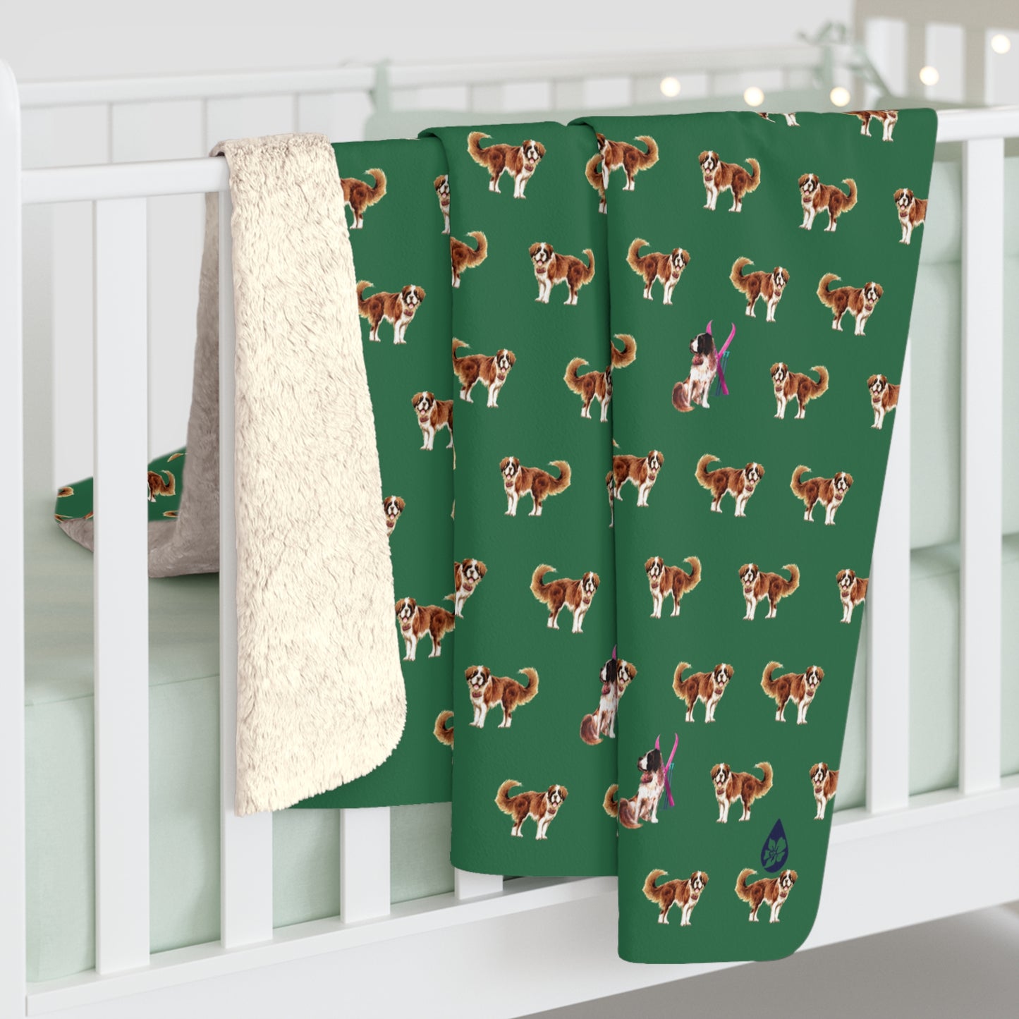Snow Dog Sherpa Fleece Blanket