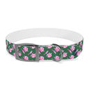 Watercolor Woodblock Dog Collar