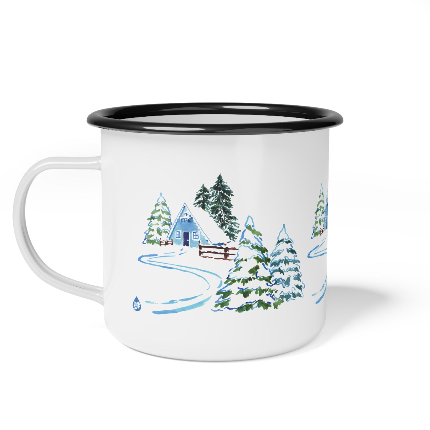 Ski Chalet Enamel Camp Cup
