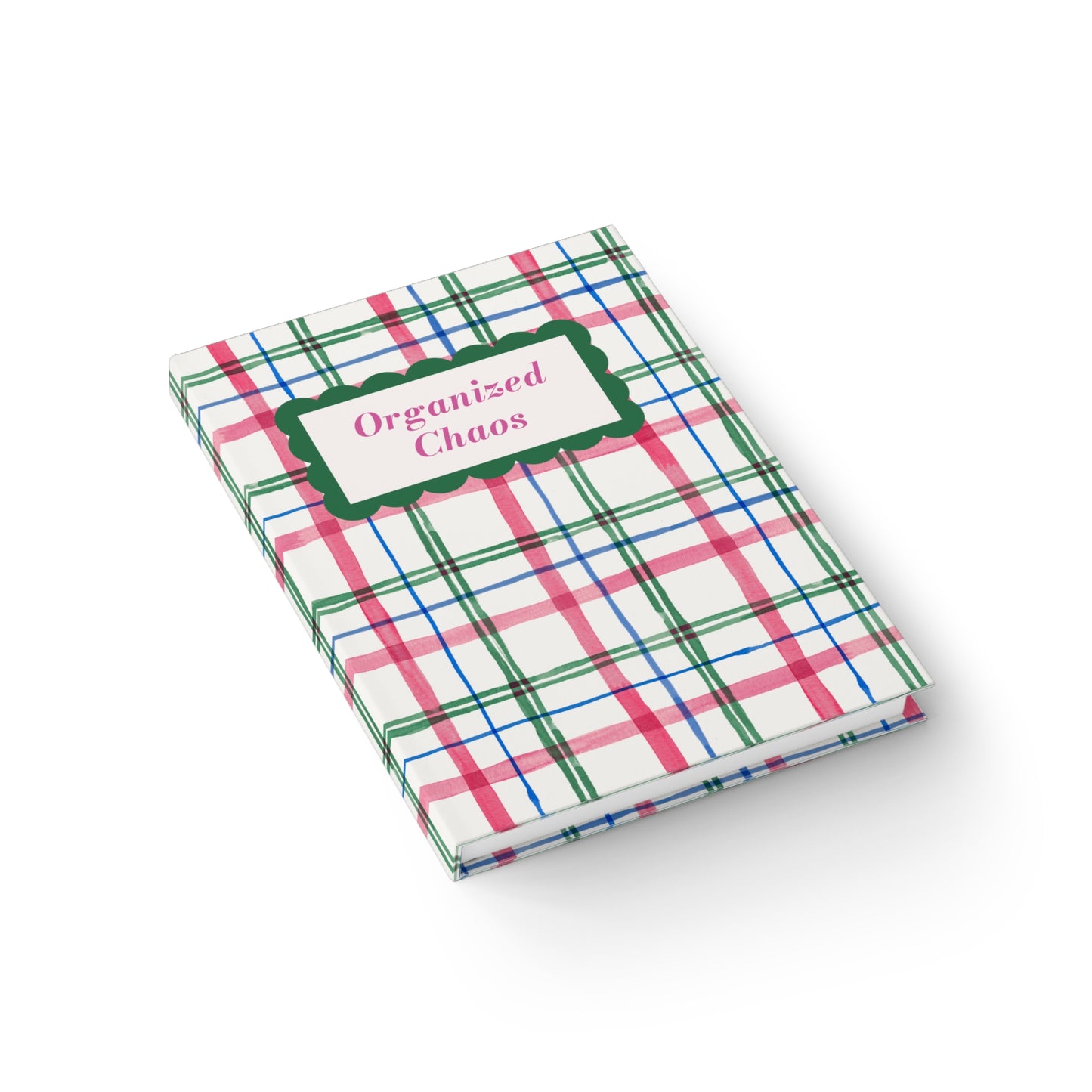 Alpine Plaid Hardcover Journal