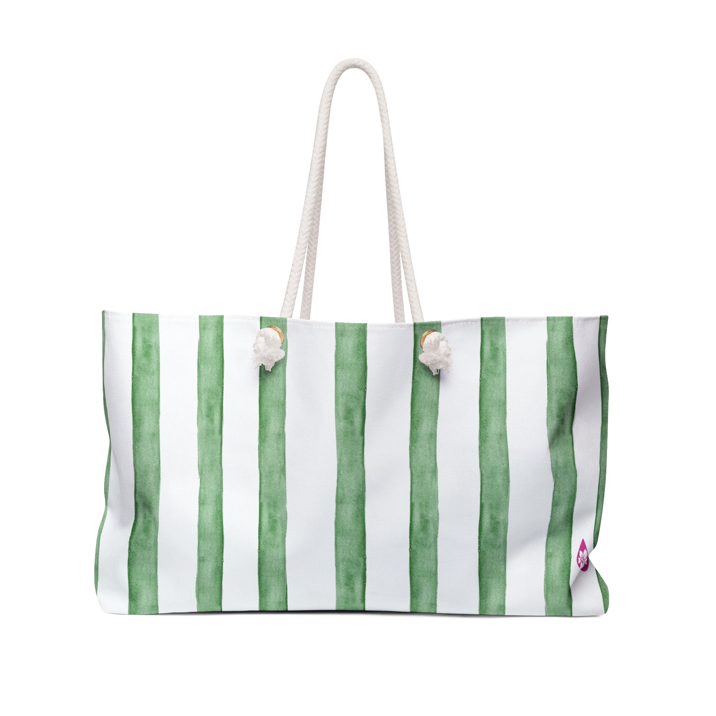 Bold Painted Stripe Beach Tote