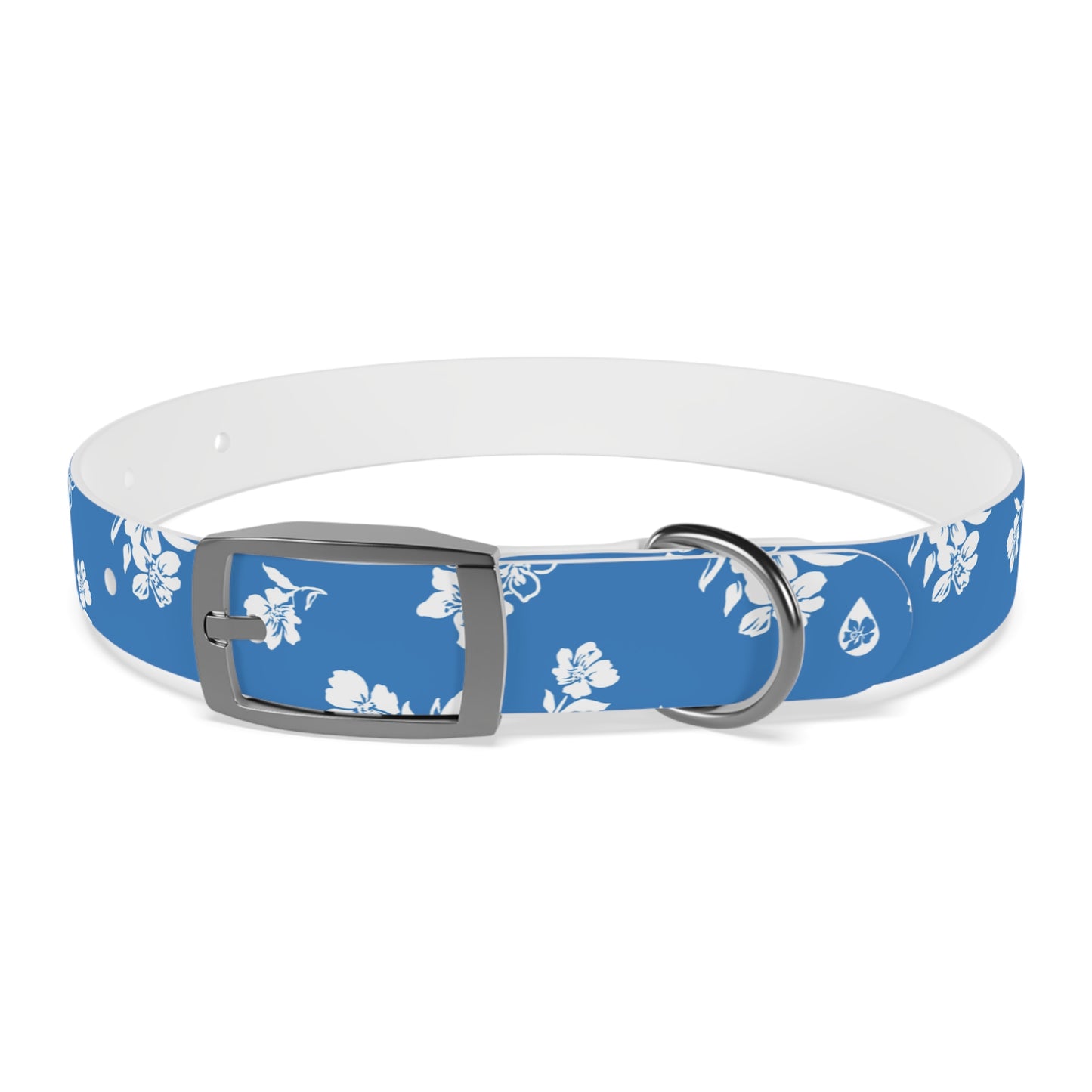 Inky Floral Dog Collar