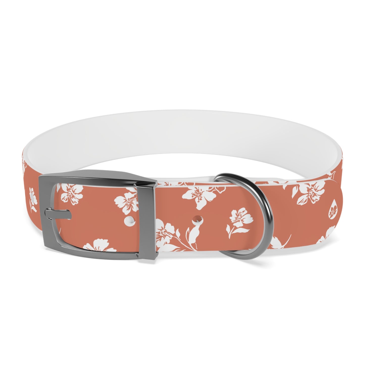 Inky Floral Dog Collar