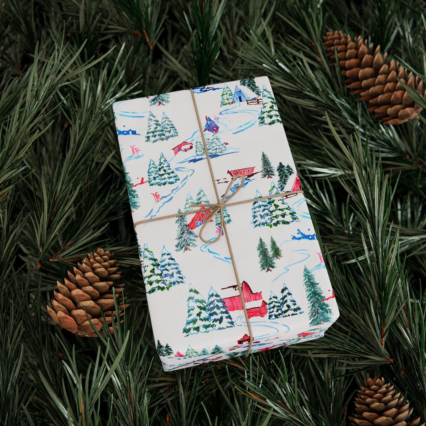 Ski Chalet - Wrapping Paper