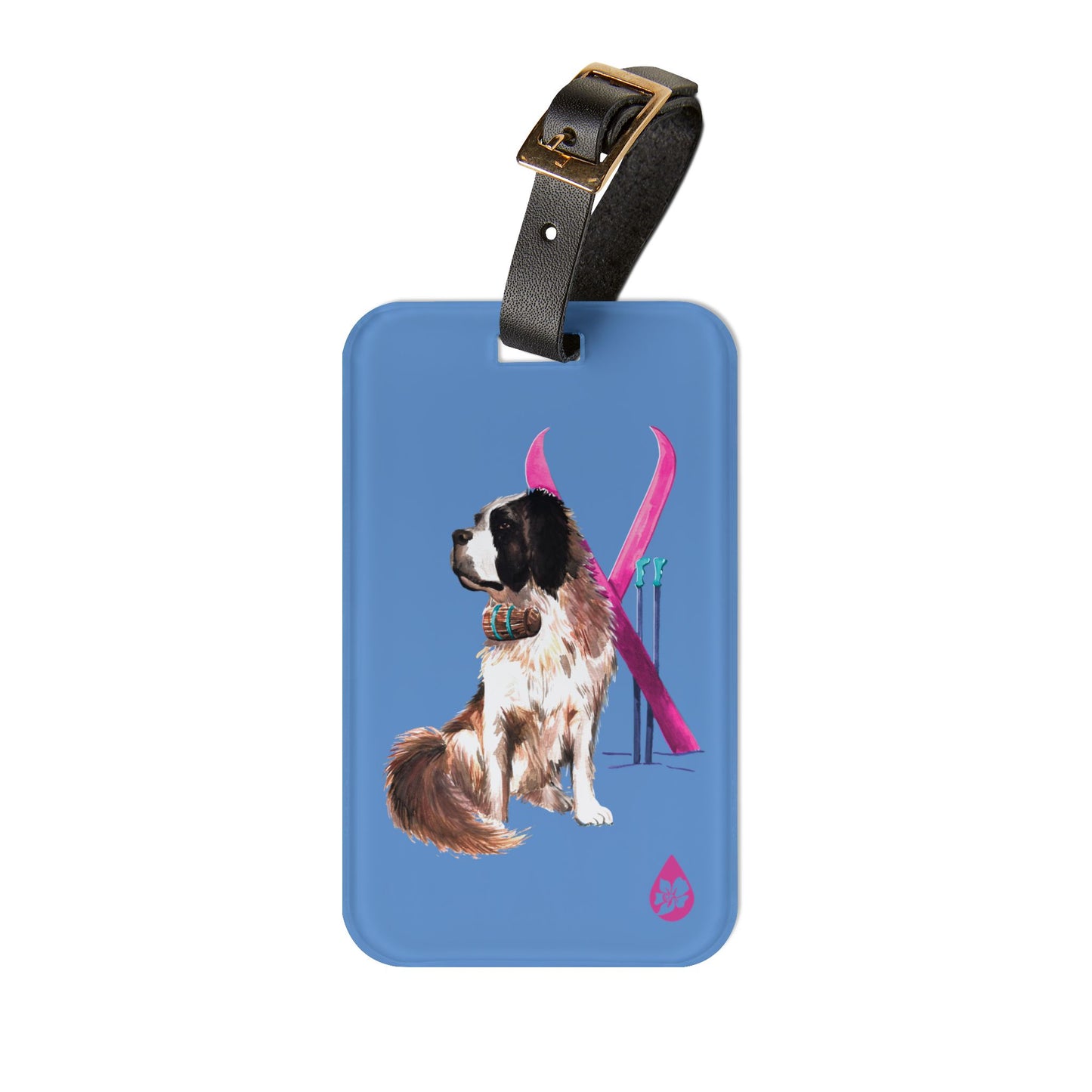 Snow Dog Luggage Tag