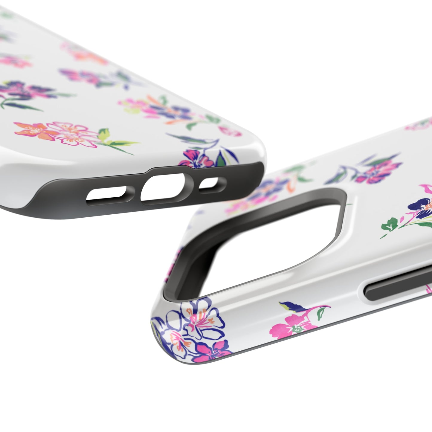 Inky Floral Magnetic iPhone Case