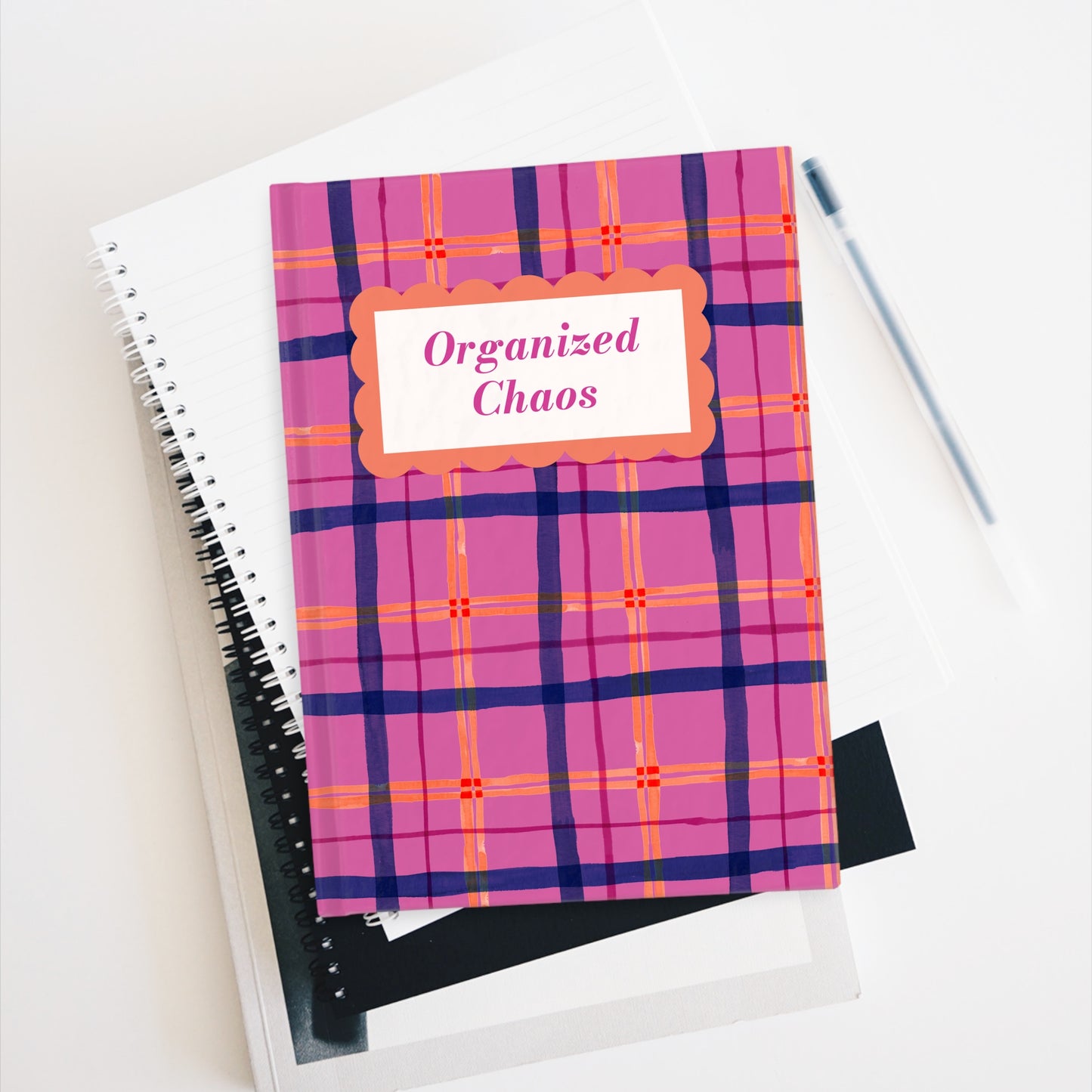 Alpine Plaid Hardcover Journal