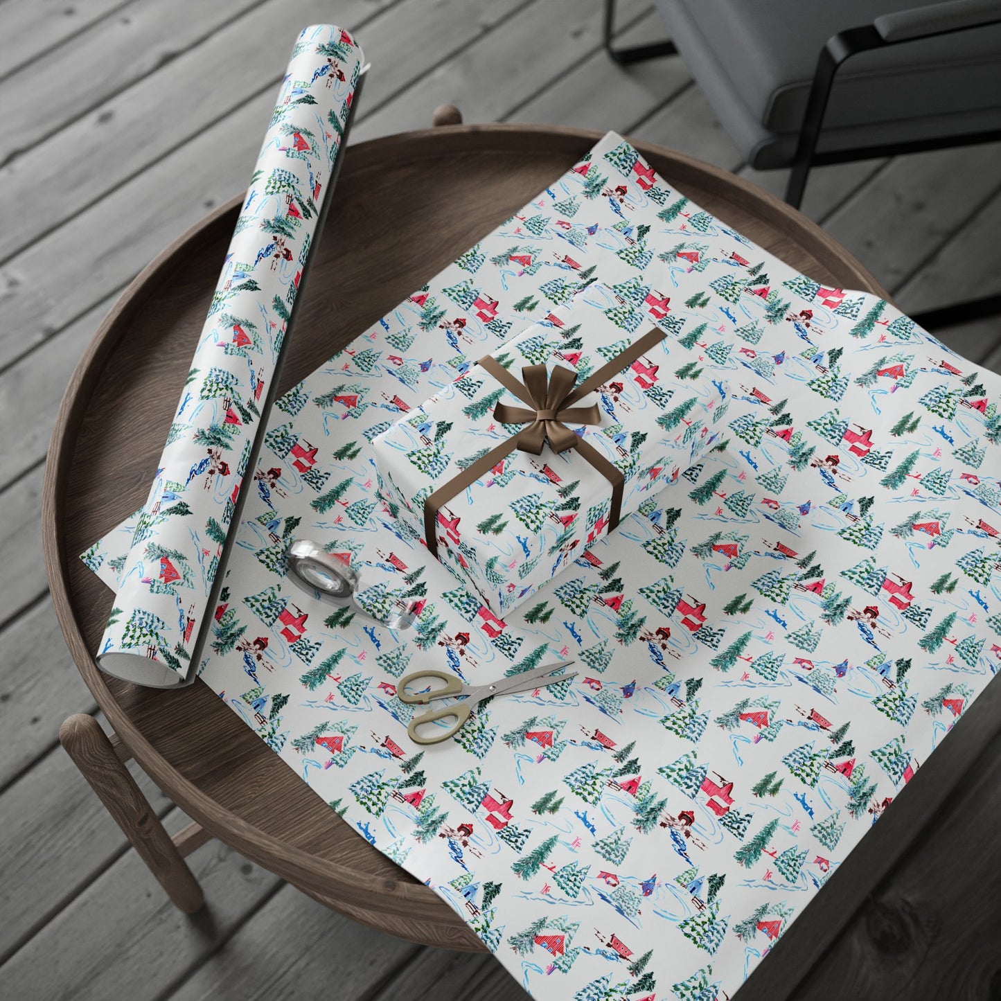 Ski Chalet - Wrapping Paper