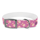 Watercolor Woodblock Dog Collar