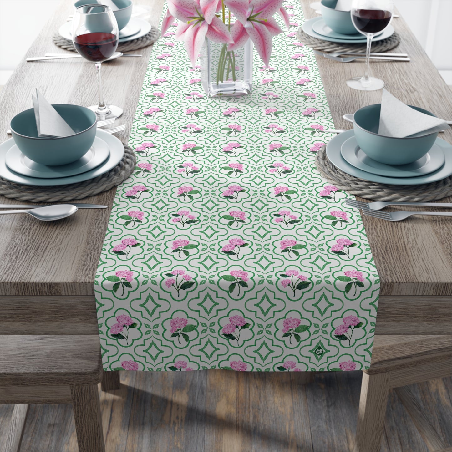 Garden Trellis Table Runner
